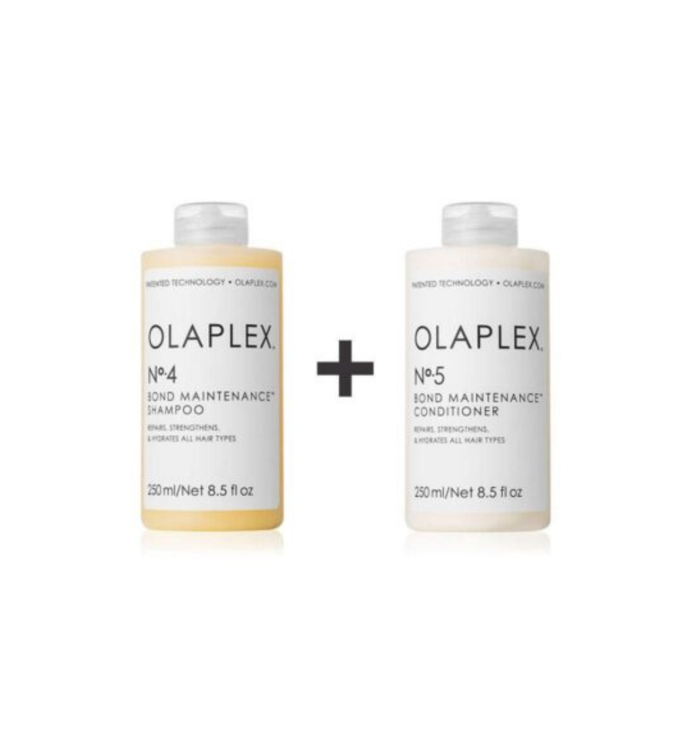 No.4|5: N4 es un shampoo reparador y concentrado, No5 es un acondicionador ultra hidratante y reparador