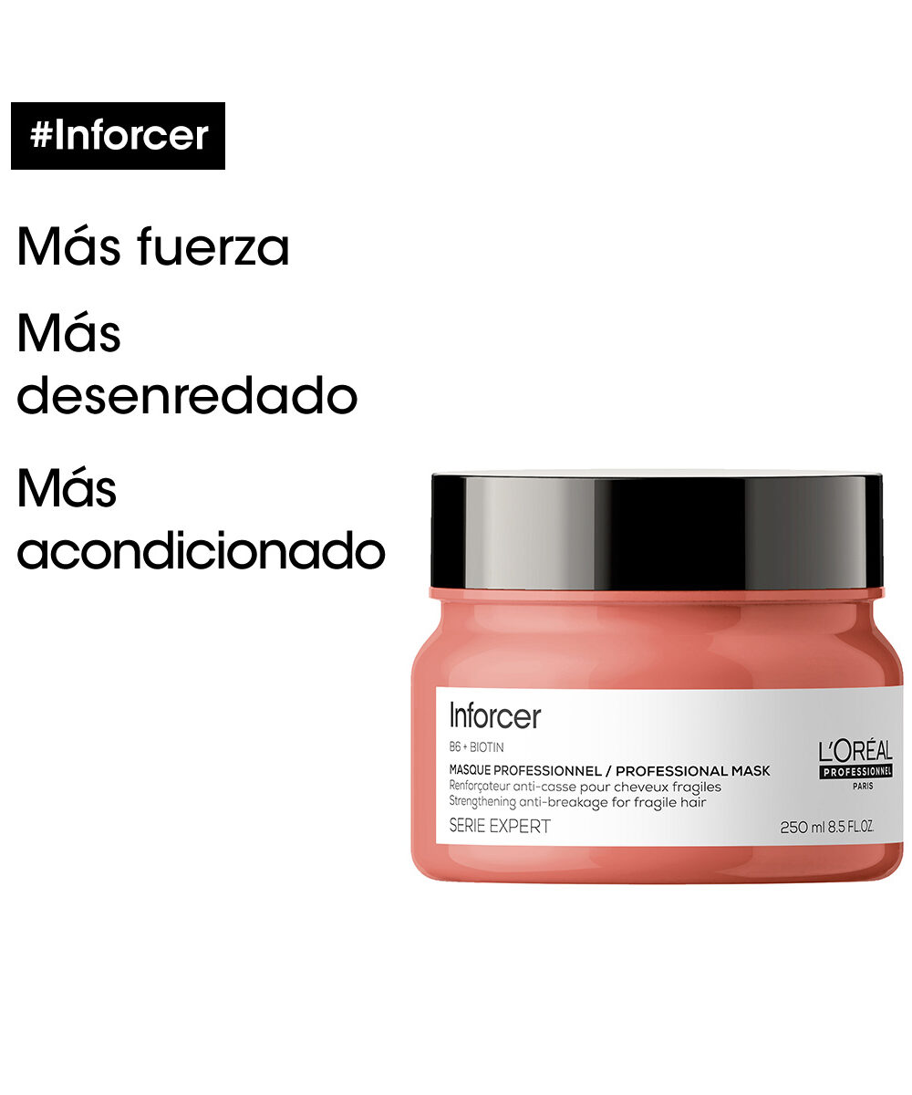 Mascarilla Inforcer 250ml: Masacarilla para cabellos muy delgados