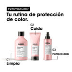 Shampoo Acondicionador y Spray térmico de Vitamino Color para cabellos Tinturados