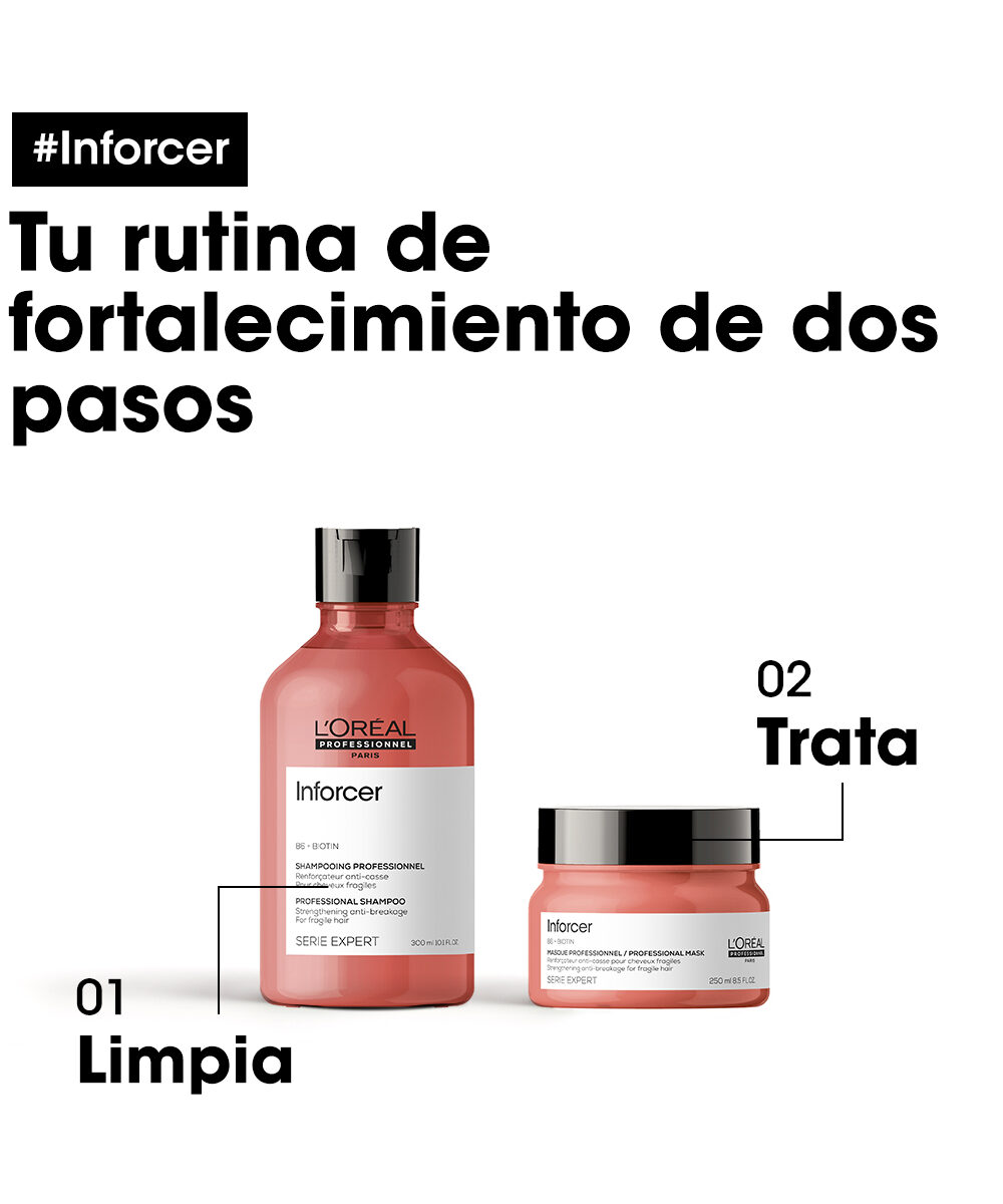 Shampoo y Mascarilla Inforcer Kit de shampoo y mascarilla inforcer - Kit para cabellos muy delgados